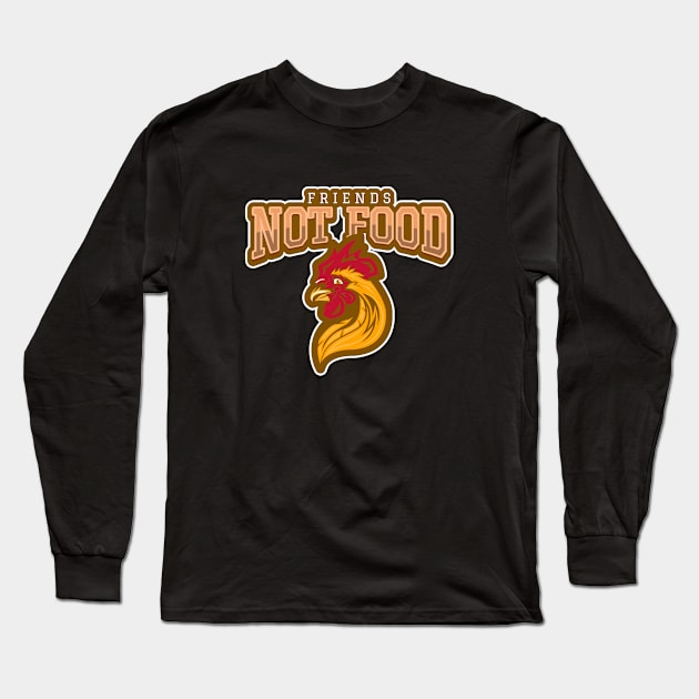 Friends Not Food Long Sleeve T-Shirt by poc98